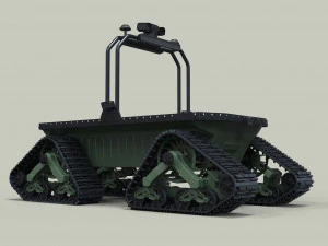 Tracked cargo robot 3D Model