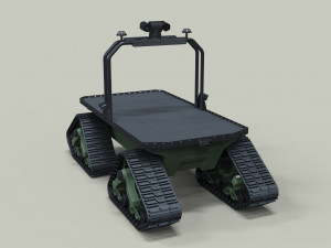 Tracked cargo robot 3Dモデル