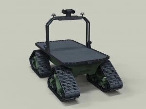 Tracked cargo robot 3D Model