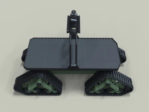 Tracked cargo robot 3D Model