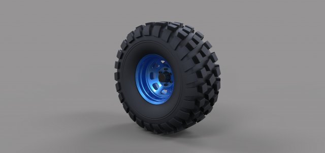 Offroad wheel 25 3D 模型 .c4d .max .obj .3ds .fbx .stl .blend