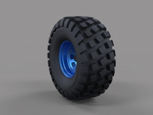 Offroad wheel 25 3D 模型