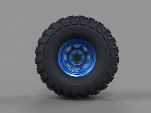 Offroad wheel 25 3D 模型