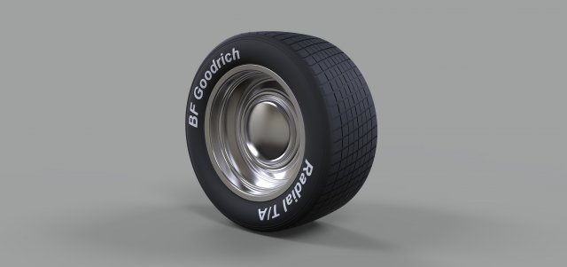 Sport wheel 5 Modelo 3D .c4d .max .obj .3ds .fbx .stl .blend 