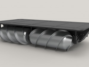 Screw terrain platform 3D Model