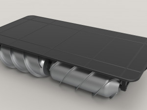 Screw terrain platform 3D 模型