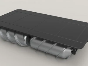 Piattaforma per terreno avvitato Modello 3D