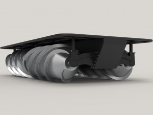 Screw terrain platform 3D 模型