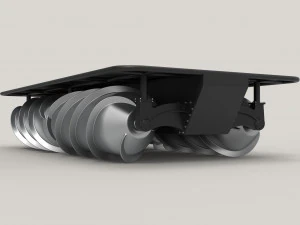 Piattaforma per terreno avvitato Modello 3D