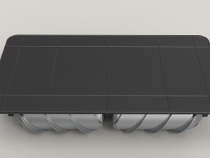 Screw terrain platform 3D 模型