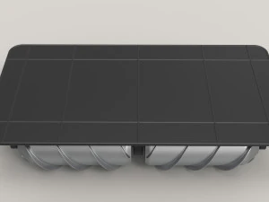 Piattaforma per terreno avvitato Modello 3D