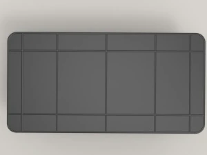 Piattaforma per terreno avvitato Modello 3D