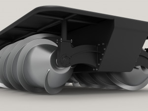 Screw terrain platform 3D 模型