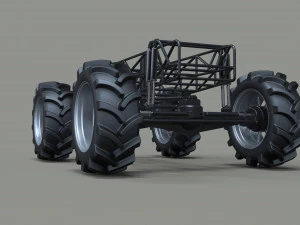 Chassis for mud truck 2 3D Model