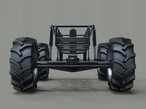 Chassis for mud truck 2 3D Model