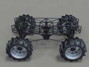 Chassis for mud truck 2 3D Model