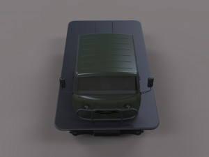 Screw terrain vehicle 3D 模型