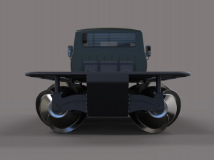 Screw terrain vehicle 3D 模型