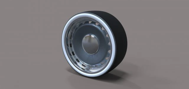 Sport wheel 6 3D Model .c4d .max .obj .3ds .fbx .stl .blend
