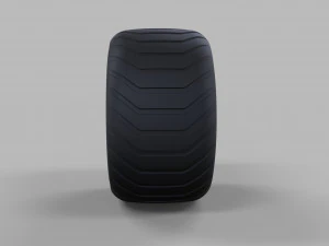 Wheel from stator electric scooter 3D Model