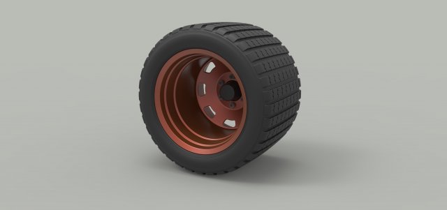 Offroad wheel 26 3D Model .c4d .max .obj .3ds .fbx .stl .blend 