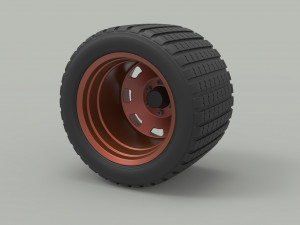 Offroad wheel 26 Modello 3D