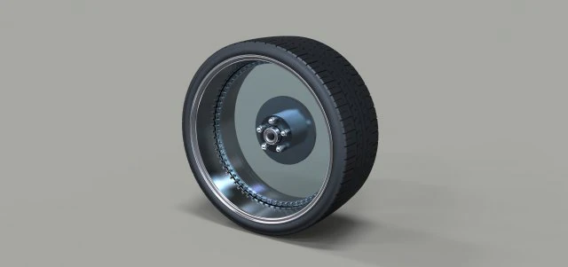 Roda de carro transparente Modelo 3D .c4d .max .obj .3ds .fbx .stl .blend 