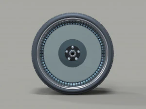 Roda de carro transparente Modelo 3D
