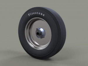 Wheel from old school formula one 3D मॉडल