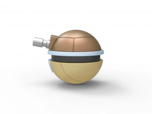 Orbe blastoise Modelo de impresión 3D