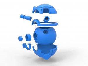 Orbe blastoise Modelo de impresión 3D