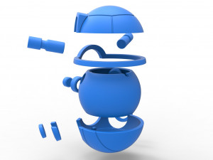 Blastoise orb Modelo de Impressão 3D