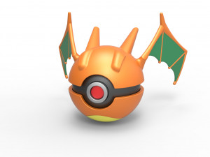 Charizard orb 3Dプリントモデル