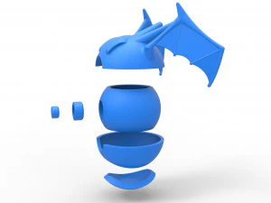 Charizard orb 3D Print Model