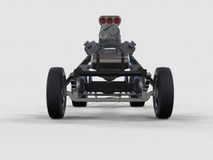 Chassis of gasser 3D Model