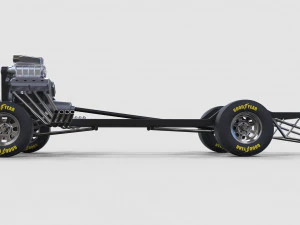 Chassis of gasser 3D Model