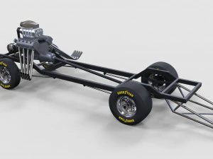 Chassis of gasser 3D Model