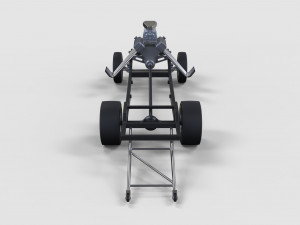 Chassis of gasser 3D 模型