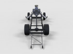 Chassis of gasser 3D Model