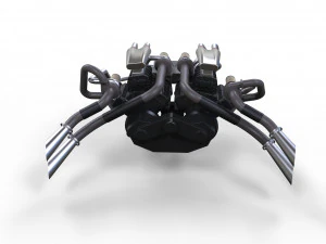 Double engine v8 3D Model