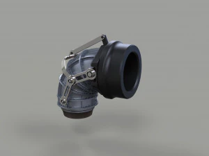 Jet nozzle 3D Model