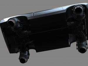 Flying jet car 3D Model