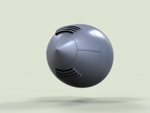 Fantasy rocket engine 3D Model