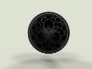 Fantasy rocket engine 3D Model