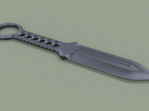 Military knife 3D Model