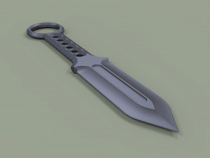 Military knife 3D Model