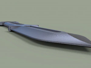 Military knife 3D Model