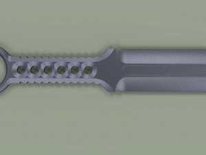 Military knife 3D Model