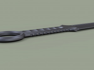 Military knife 3D Model