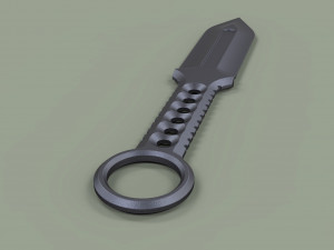 Military knife 3D Model